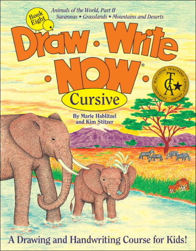 Draw-Write-Now Cursive Book 8