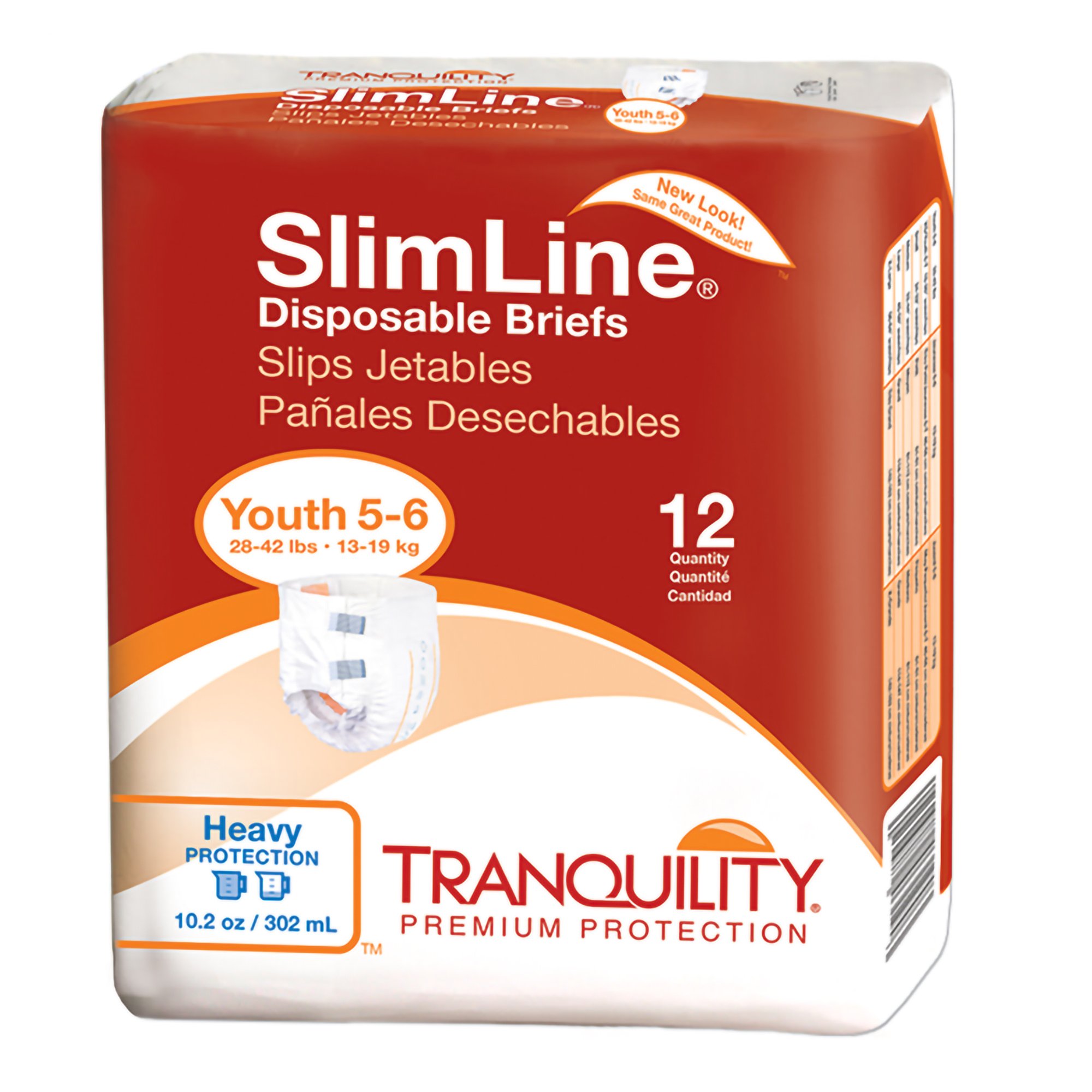 Tranquility SlimLine Incontinence Brief, Junior MK 695739