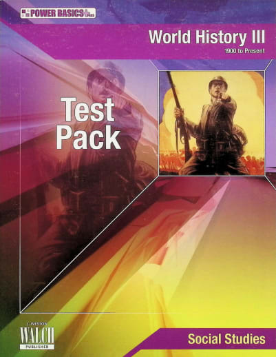Power Basics: World History III Test Pack & Answer Key