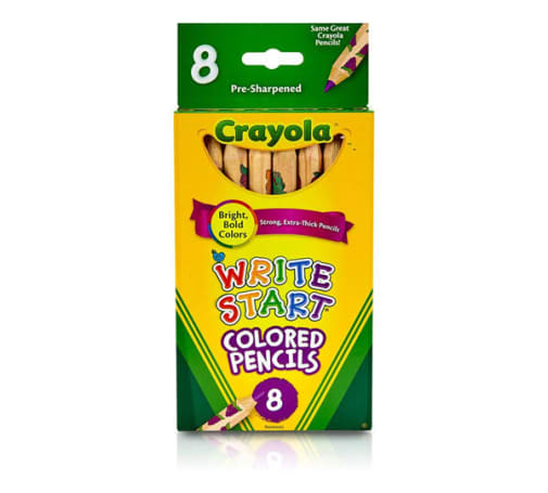 Crayola Write Start Colored Pencils 8 count
