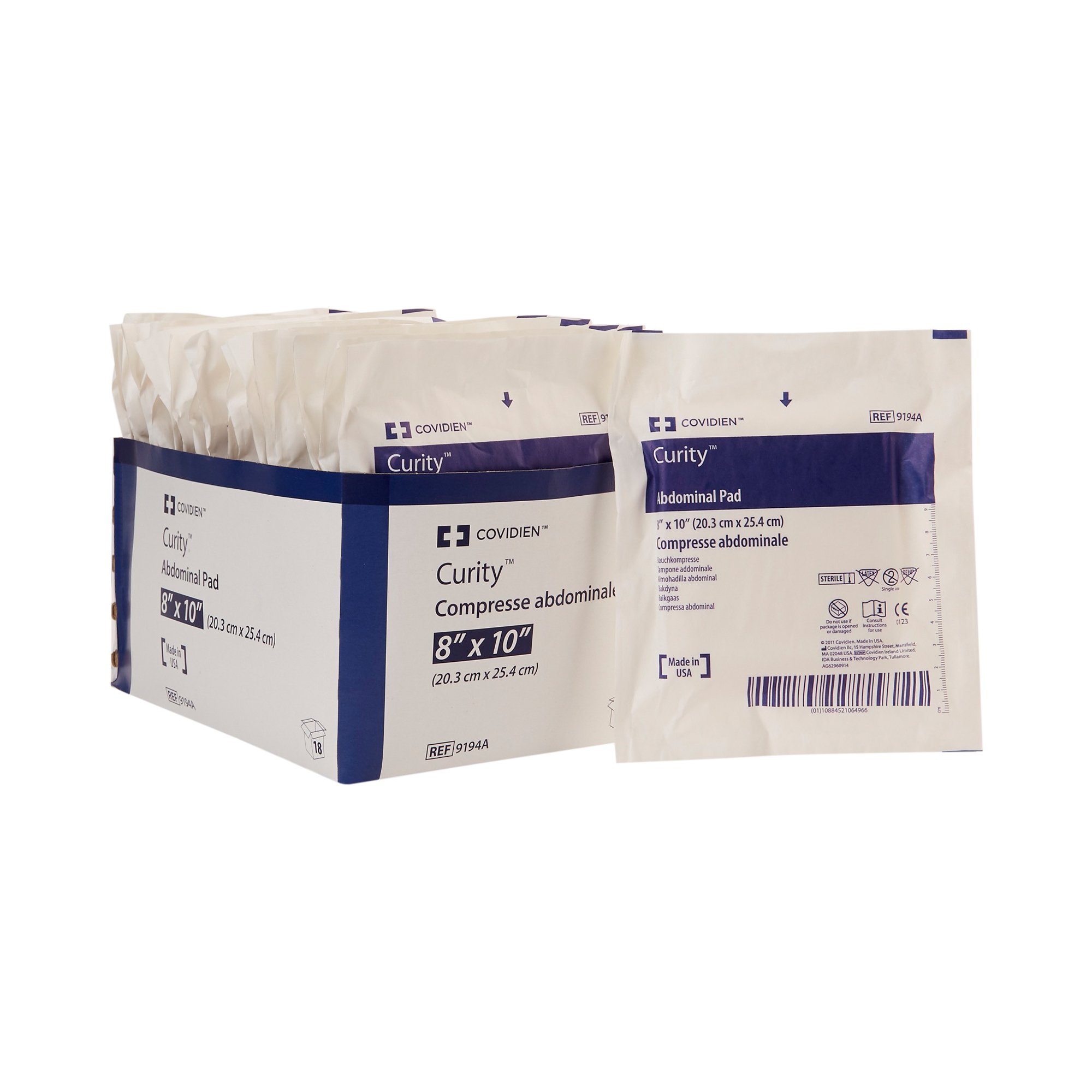 Curity Sterile Abdominal Pad, 8 x 10 Inch MK 566400