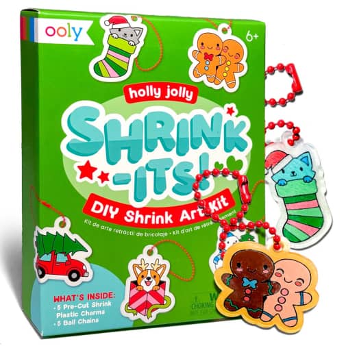 Holly Jolly Mini Shrink-Its! D.I.Y Shrink Art Kit