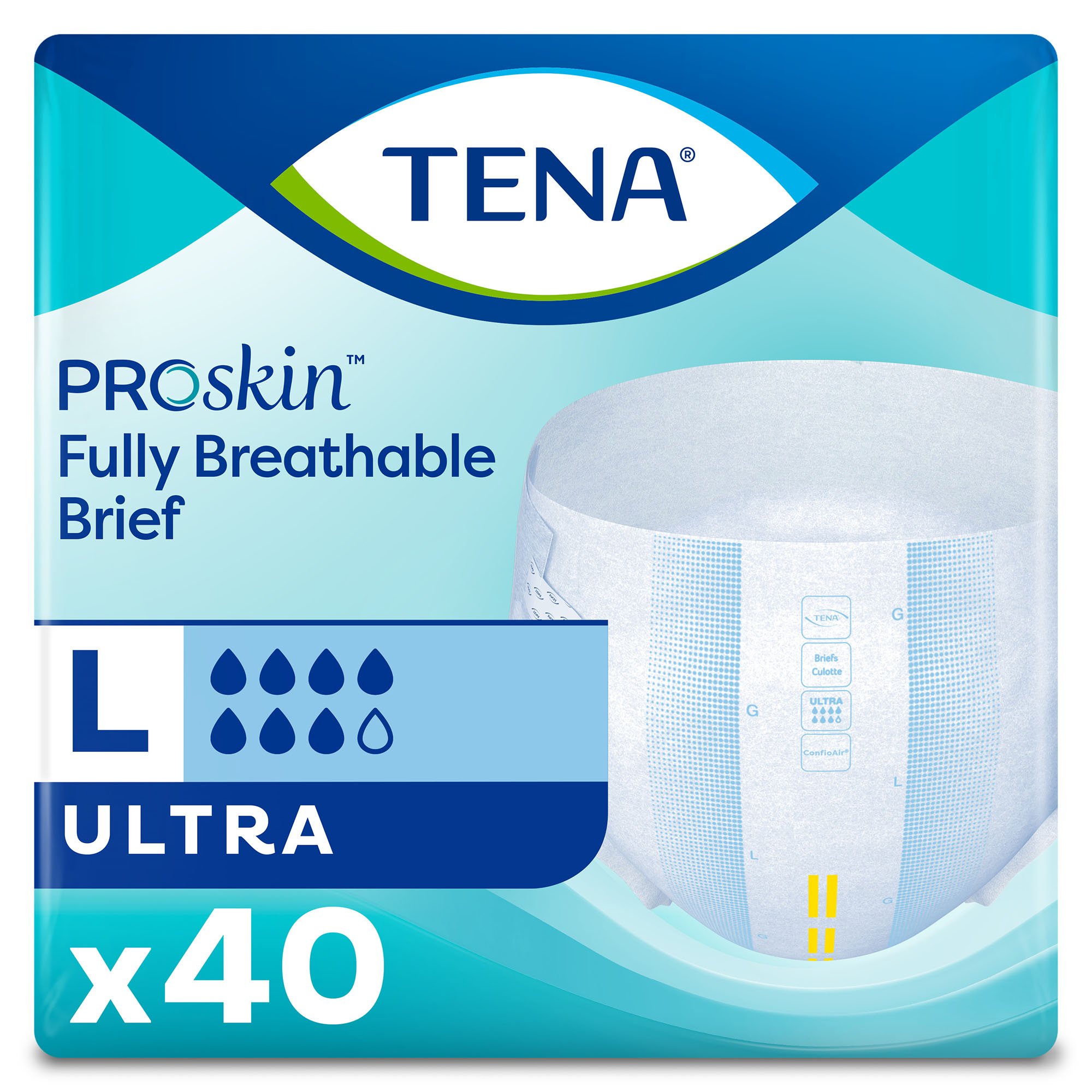Tena ProSkin Ultra Incontinence Brief, Large MK 321487