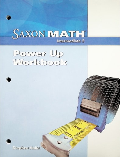Saxon Math Intermediate 5 Power Up Workbook