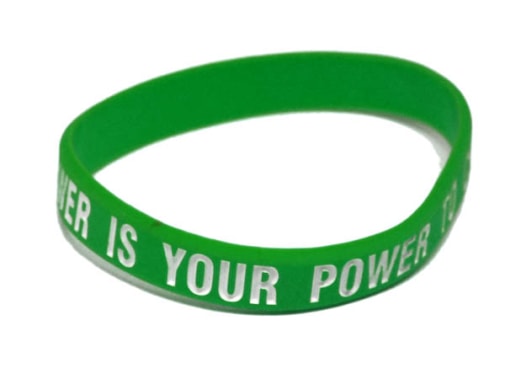Your Greatest Power Is Your Power to Choose Bracelet - Green Child Size