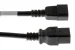 AC Power Cord, C14 to C19, 14 AWG, 2ft, Black