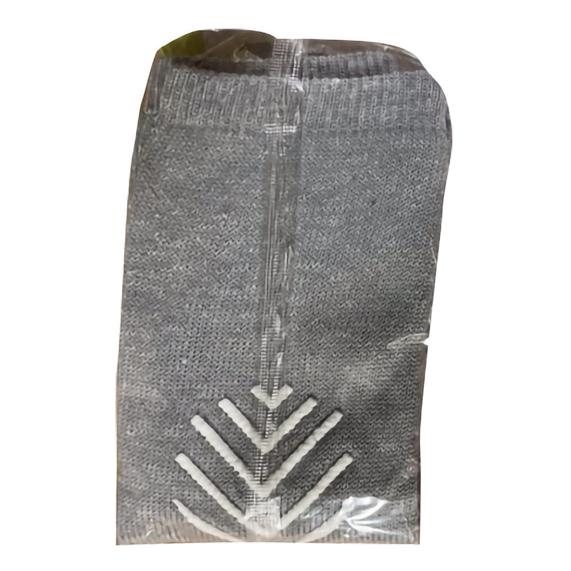Welmed Slipper Socks, Extra Large, Gray, Single Tread MK 802643