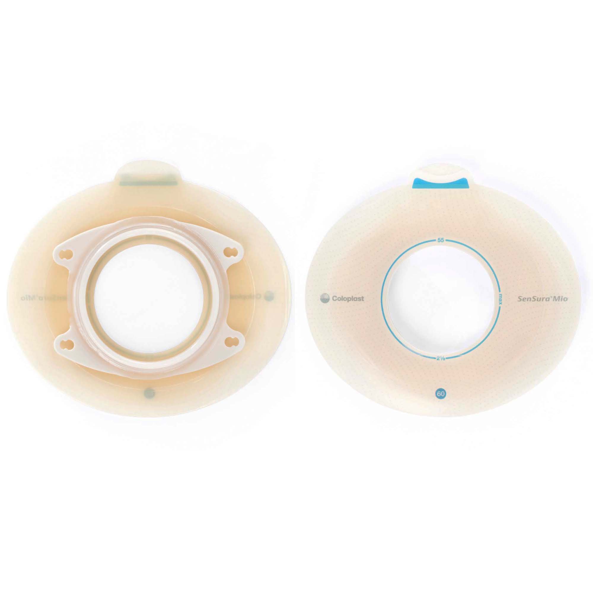 SenSura Mio Click Barrier, 45 mm Stoma Opening, Blue Color Match MK 891234