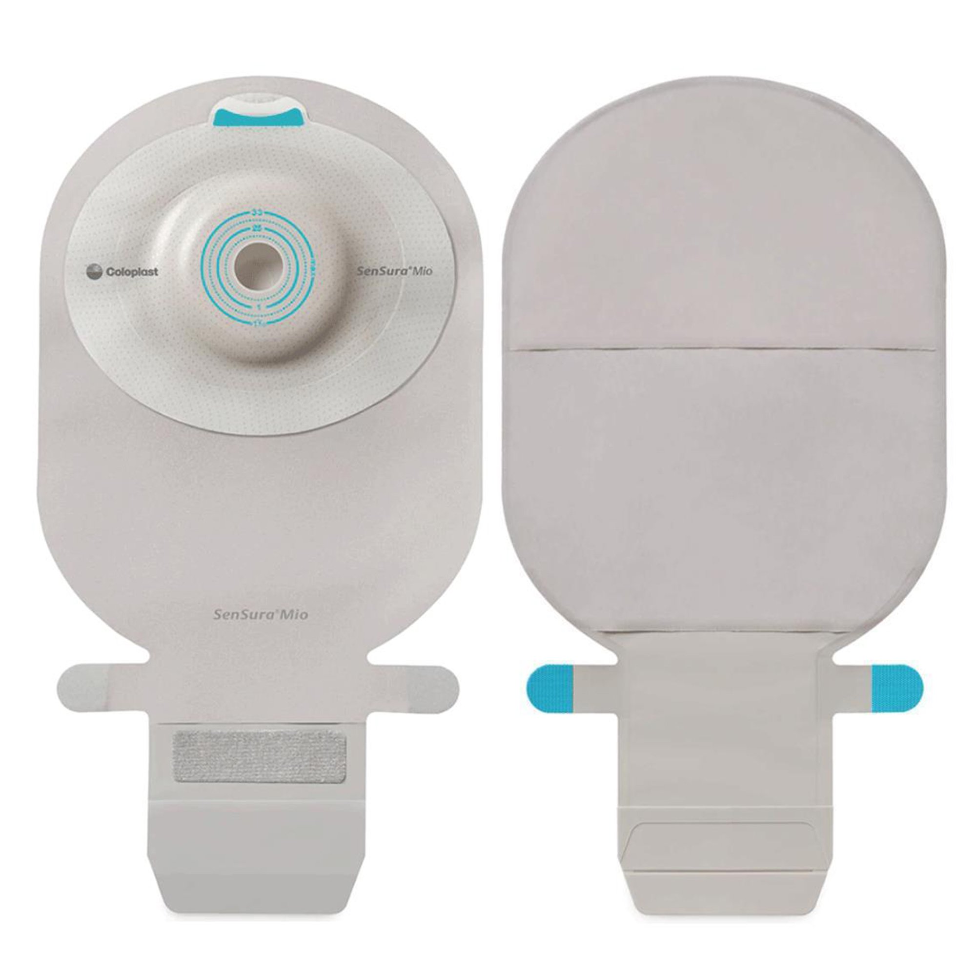 SenSura Mio Flat 1-Piece Transparent Ostomy Pouch, 35 mm Stoma MK 884568
