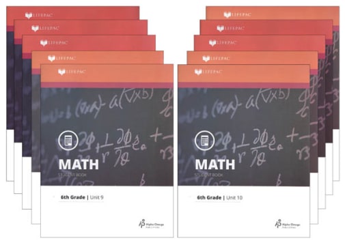 LIFEPAC Math Grade 6 (Lifepacs Only)