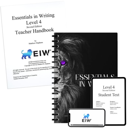 Essentials in Writing Level 4 Bundle (Textbook / Workbook, Teacher Handbook and Online Video Access) 2nd Edition