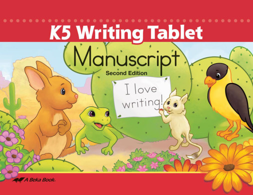 K5 Writing Tablet Manuscript Bound Book