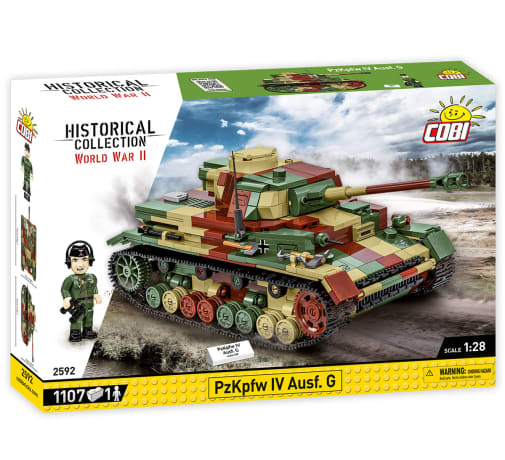 COBI PzKpfw IV Ausf.G German Medium Tank - 1107 pieces (World War II Historical Collection)