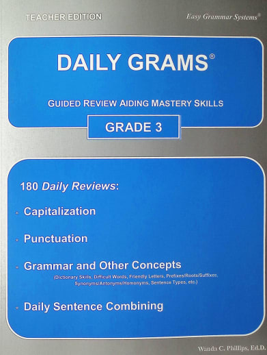 Daily Grams Grade 3 Teacher Edition