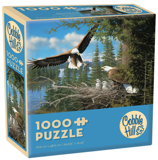 Cobble Hill Nesting Eagles Jigsaw Puzzle (1000 piece)