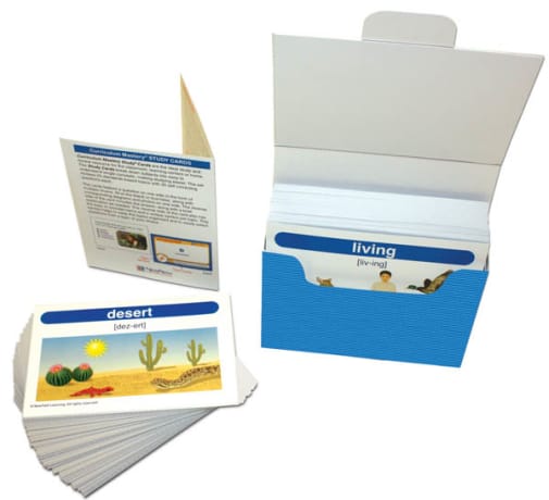 Science Vocabulary Builder Flash Card Set Grades 1-2