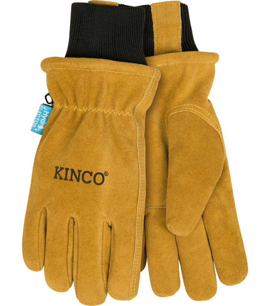 HydroFlector&trade; Lined Water-Resistant Premium Suede Cowhide Driver with Omni-Cuff&trade;, Golden, large image number 0