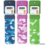 Mark-My-Time Digital Booklight Camouflage Print Assorted Color (Blue, Green or Pink)
