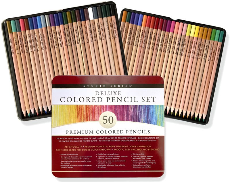 Studio Series Deluxe Colored Pencil Set (50 count)