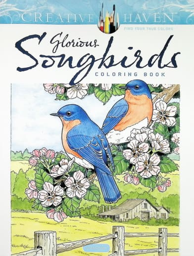 Glorious Songbirds Coloring Book (Creative Haven)