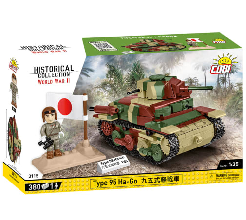 COBI Type 95 HA-GO Japanese Light Tank - 380 pieces (World War II Historical Collection)