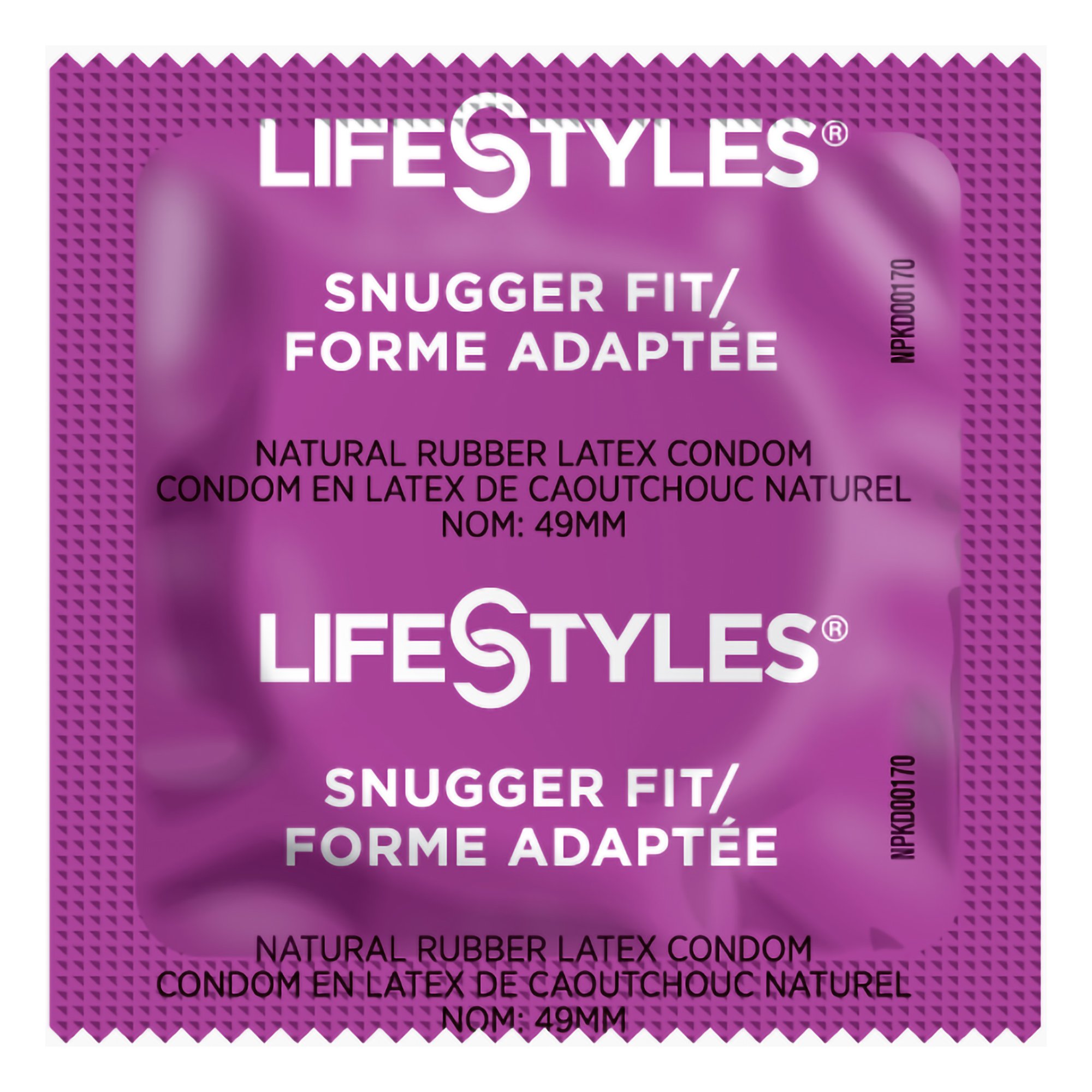 Lifestyles Snugger Fit Lubricated Latex Condom MK 1206385