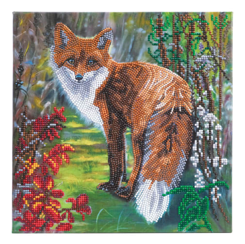 Crystal Art Medium Framed Kit - Autumn Fox