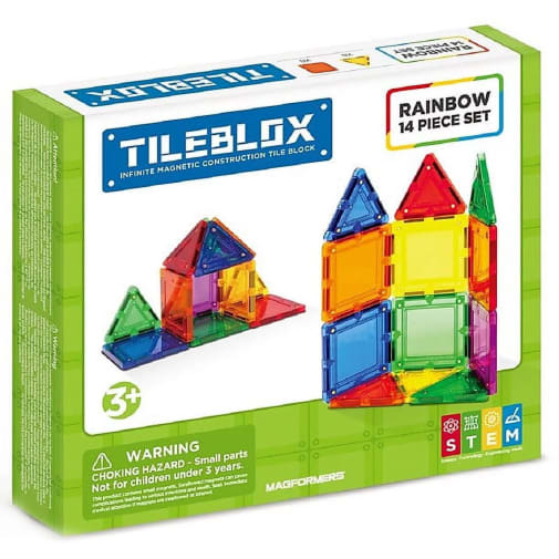 TileBlox Rainbow - 14 piece set