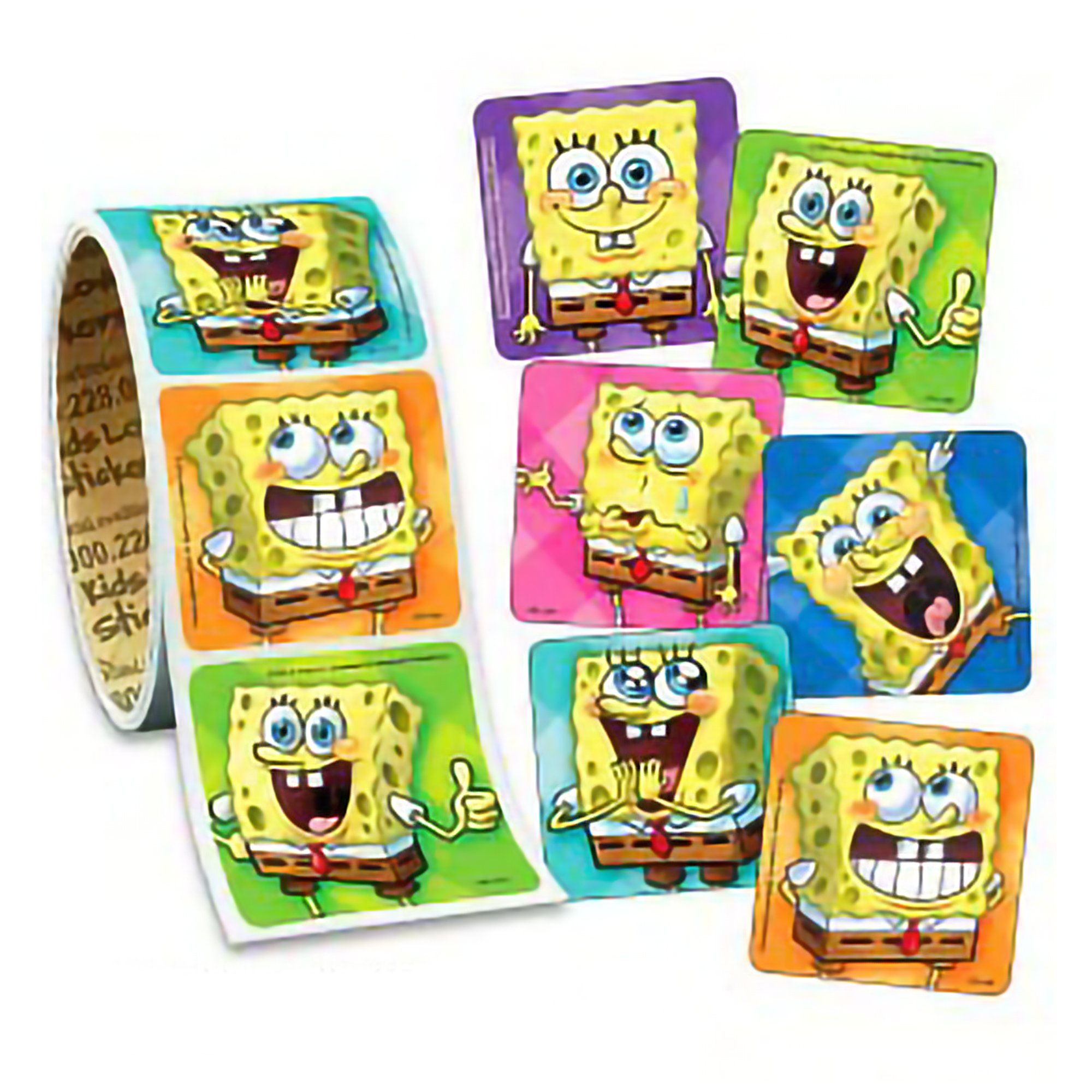 Medibadge KLS Spongebob Faces Mega Roll Value Stickers MK 841259