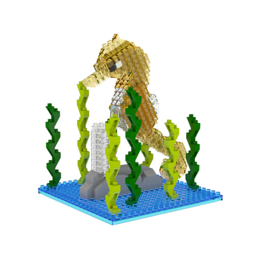 Mini Building Blocks: Seahorse (296 pieces)