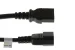 AC Power Cord, C14 to C13, 18 AWG, 2ft, Black