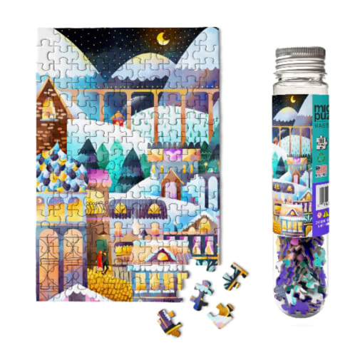 MicroPuzzles Alpine Village 150-Piece Jigsaw Puzzle