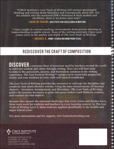 洋書 The Lost Tools of Writing Lost Tools of Writing | CiRCE Institute