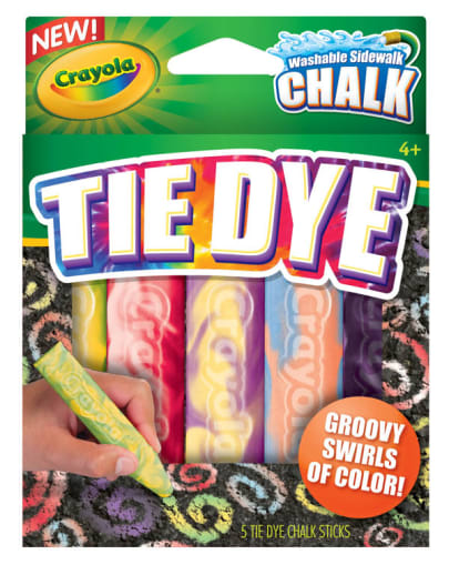 Crayola Washable Tie Dye Sidewalk Chalk