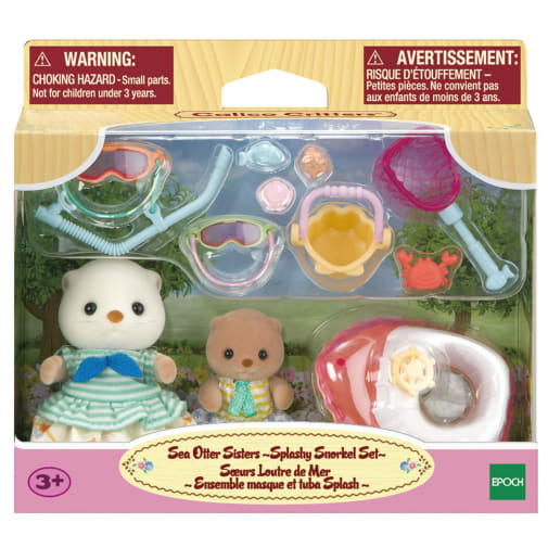 Sea Otter Sisters - Splashy Snorkel Set (Calico Critters)