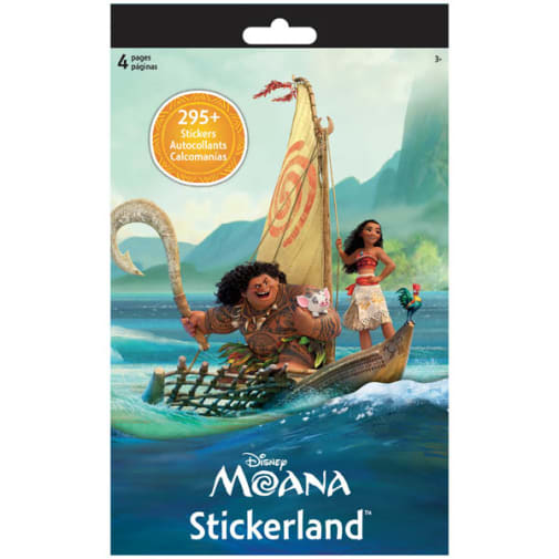 Disney Moana Stickerland Pad - 4 pages