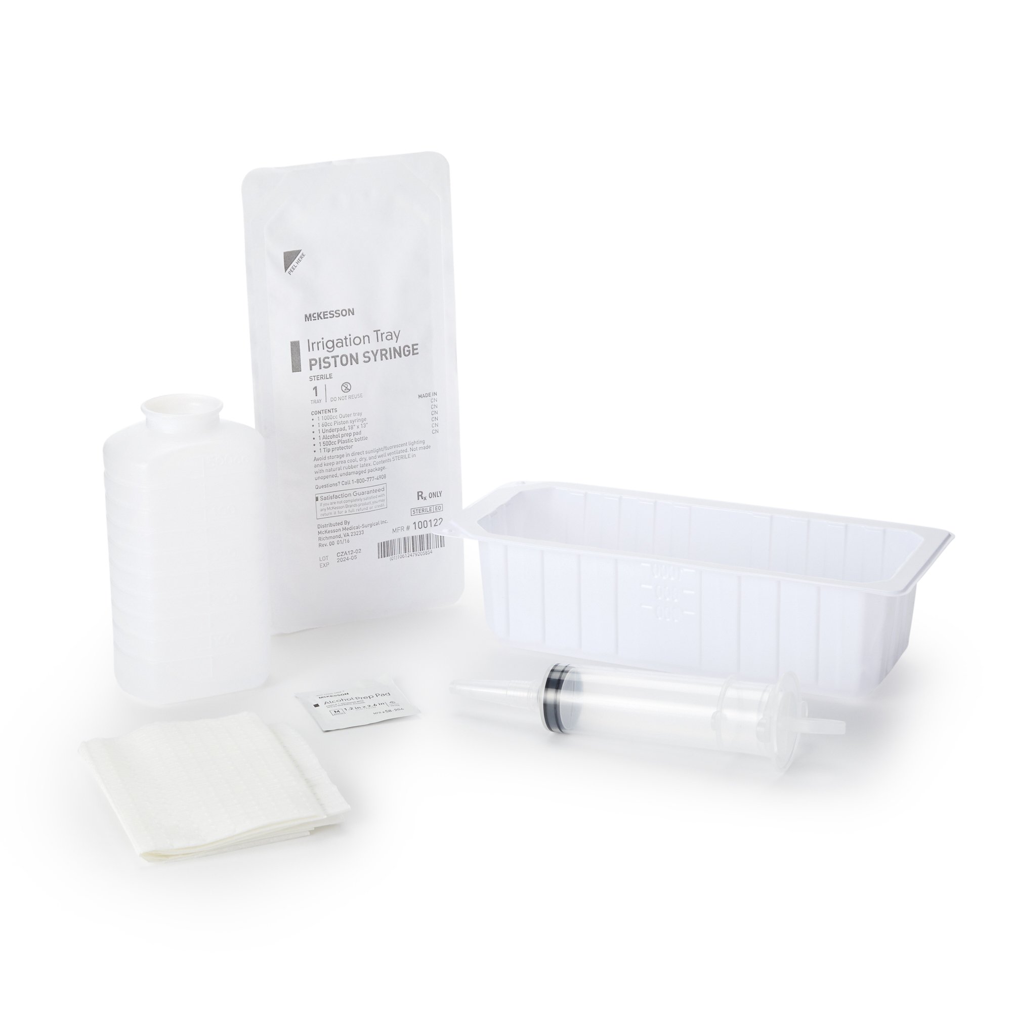 McKesson Irrigation Tray With Piston Syringe MK 911705