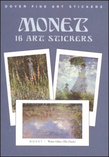 Monet 16 Art Stickers