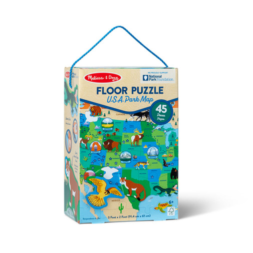 Melissa & Doug National Parks U.S.A. Map Floor Puzzle