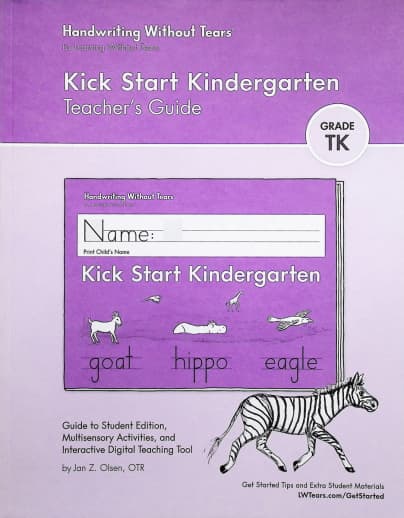 Kick Start Kindergarten Teacher's Guide (2022 Edition)