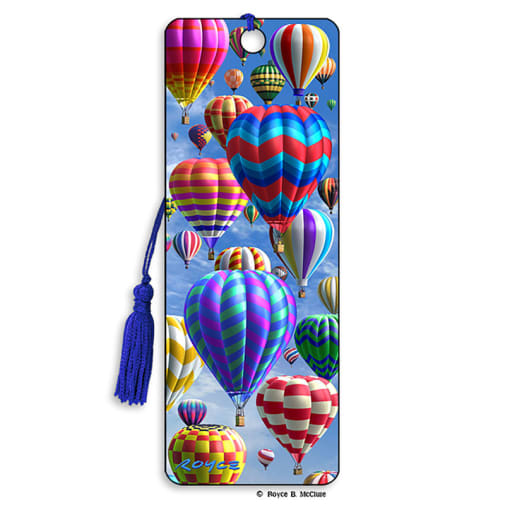 Hot Air 3D Bookmark