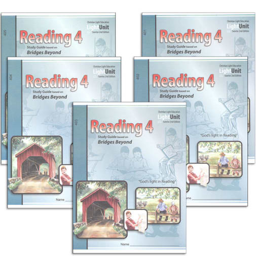 Christian Light Bridges Beyond Reading 4 LightUnits Only Set Sunrise 2nd Edition