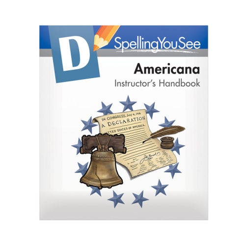 Spelling You See Level D: Americana Instructor's Handbook (old edition)