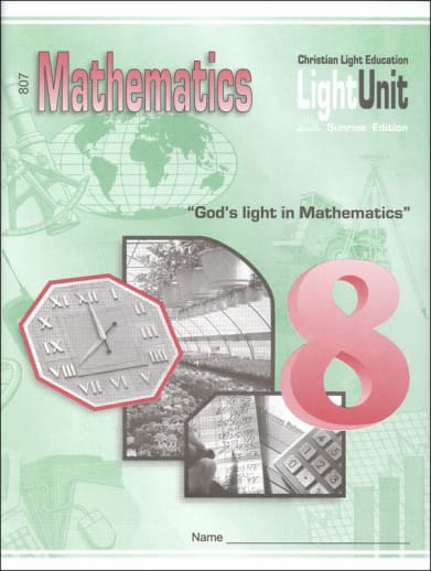 Mathematics LightUnit 807 Sunrise Edition