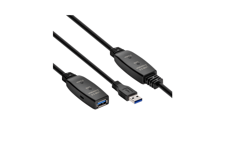 30FT USB3.0 Active Extension Repeater A-Male/Female cable