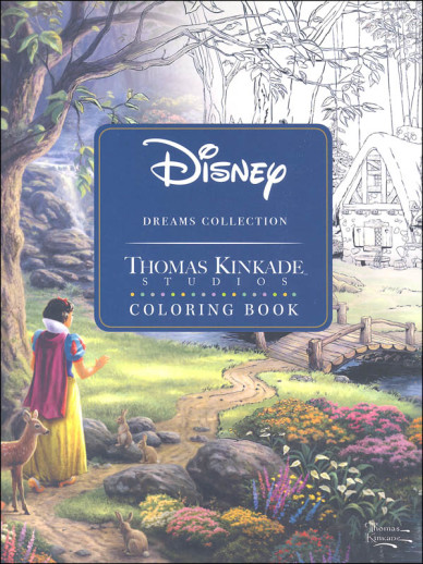 Disney Dreams Collection Original Art by Thomas Kinkade Coloring