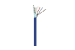 Cat8 Bulk Ethernet Cable, Shielded, Solid, CM, Spool, 300 ft, 2 Ghz, Blue