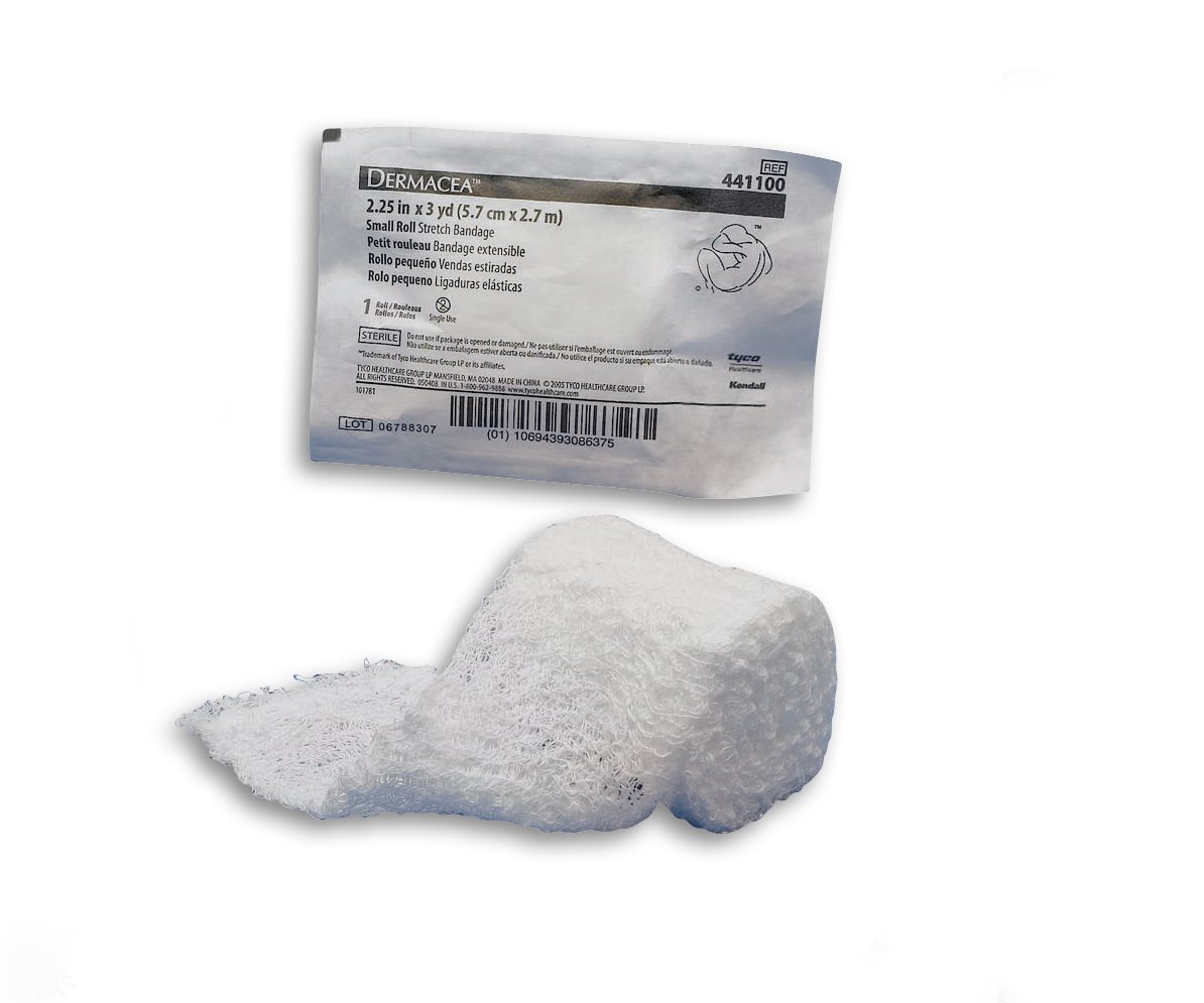 Dermacea Sterile Fluff Bandage Roll, 2-1/4 Inch x 3 Yard, 6-Ply MK 516649