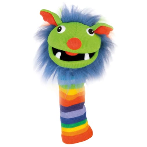 Knitted Puppet - Rainbow