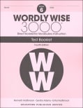 Wordly Wise 3000 Book 7 Test Book, 4th Edition